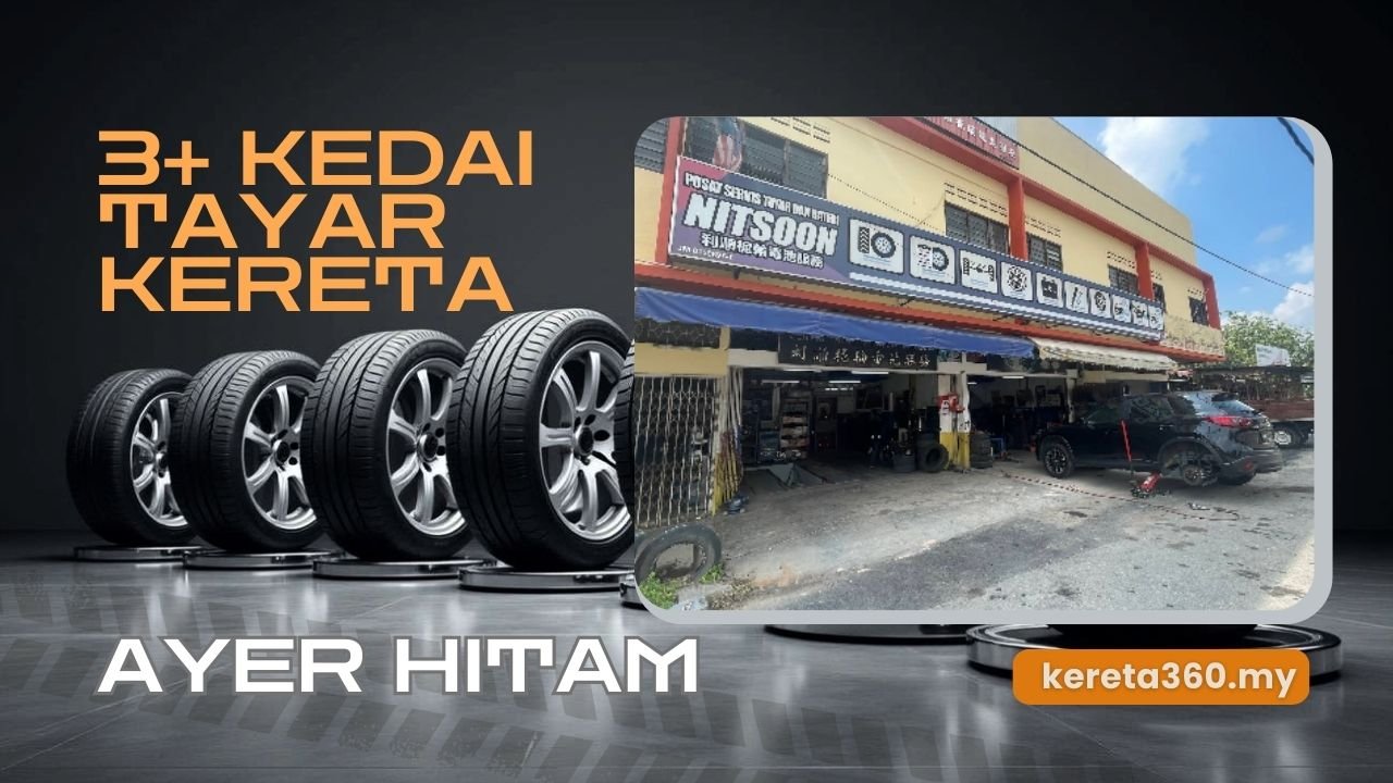 Kedai Tayar Kereta di Ayer Hitam