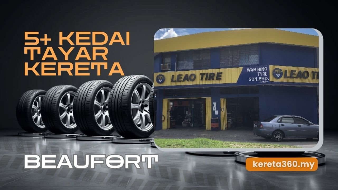Kedai Tayar Kereta di Beaufort