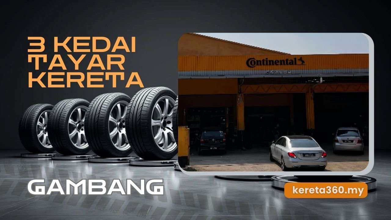Kedai Tayar Kereta di Gambang