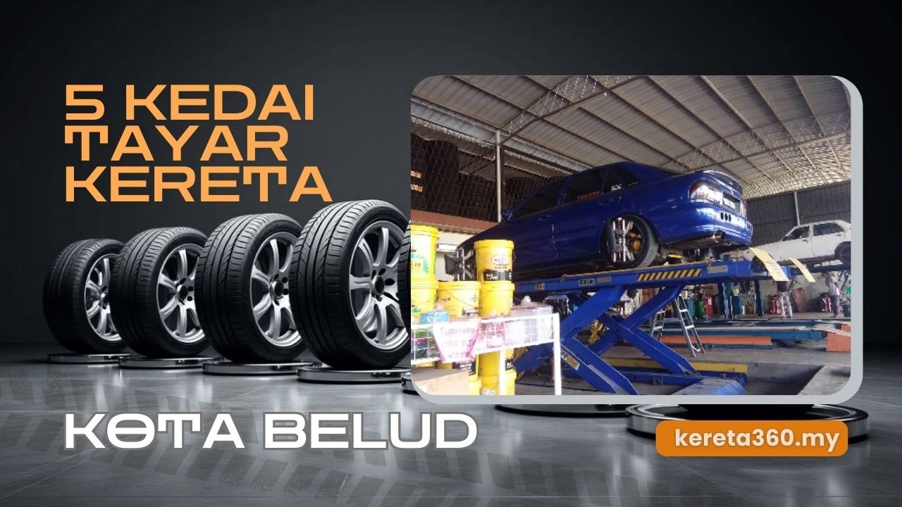 Kedai Tayar Kereta di Kota Belud