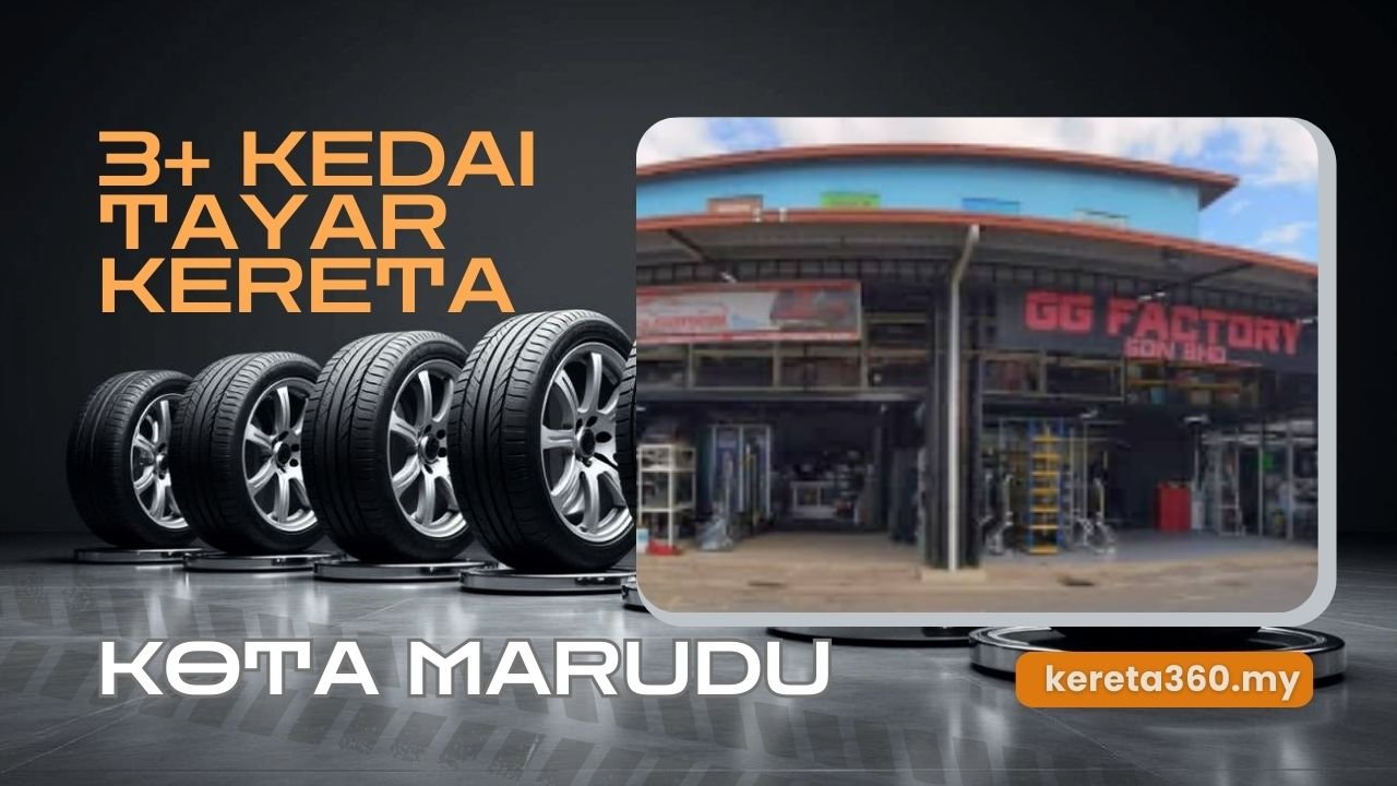 Kedai Tayar Kereta di Kota Marudu