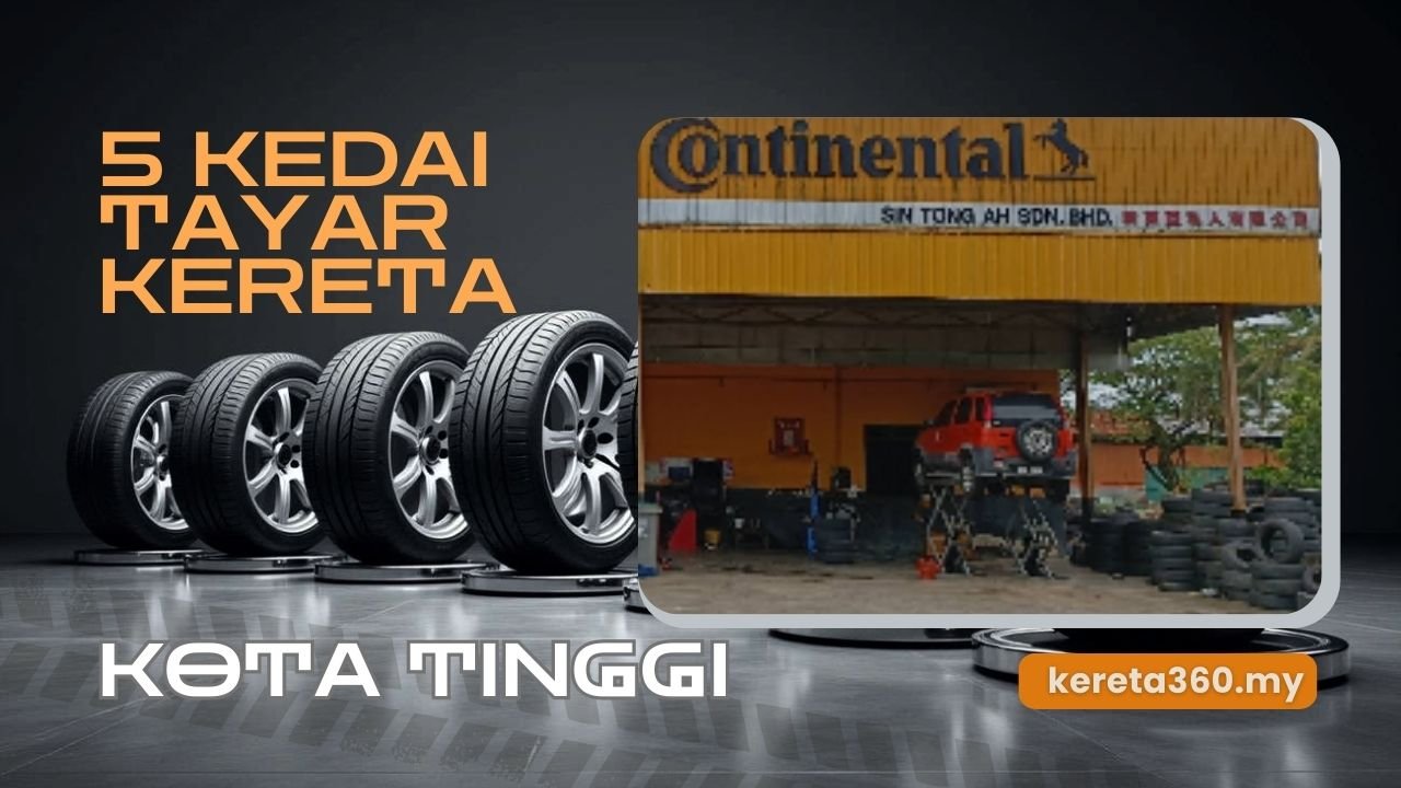 Kedai Tayar Kereta di Kota Tinggi