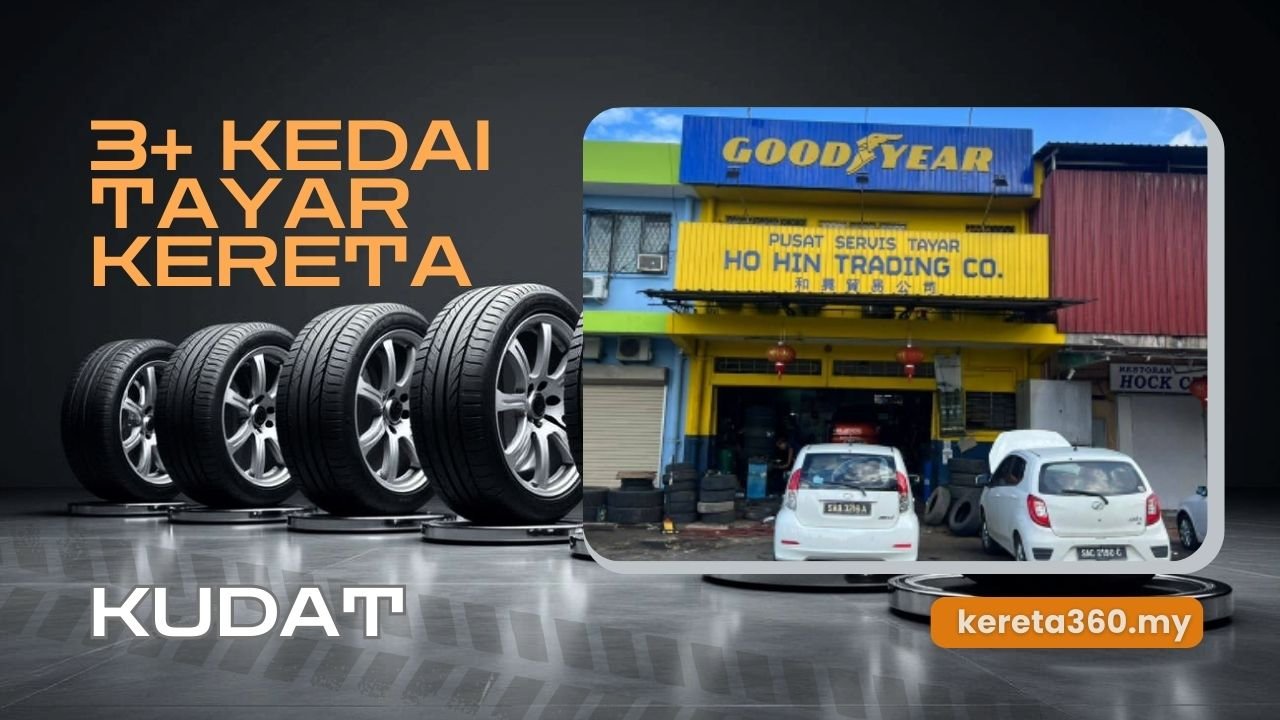 Kedai Tayar Kereta di Kudat