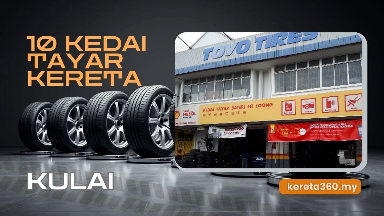 Kedai Tayar Kereta di Kulai