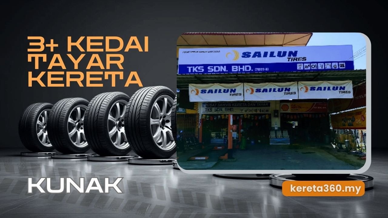 Kedai Tayar Kereta di Kunak