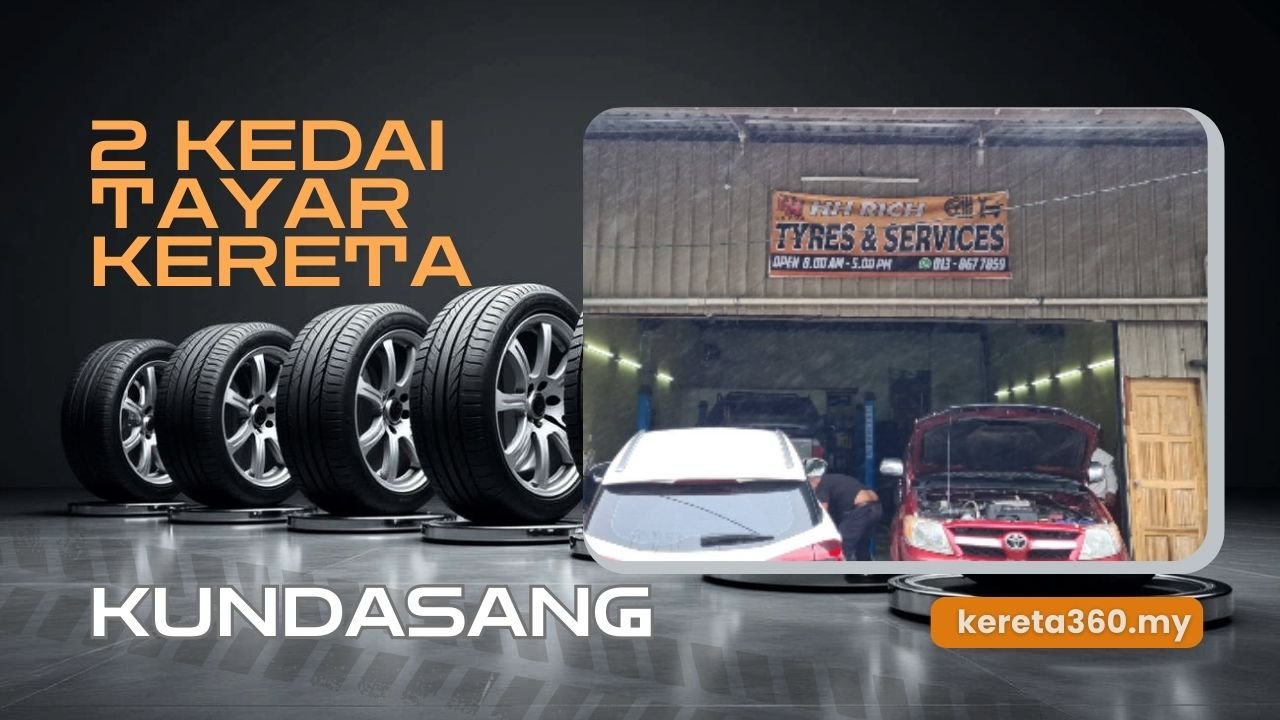 Kedai Tayar Kereta di Kundasang