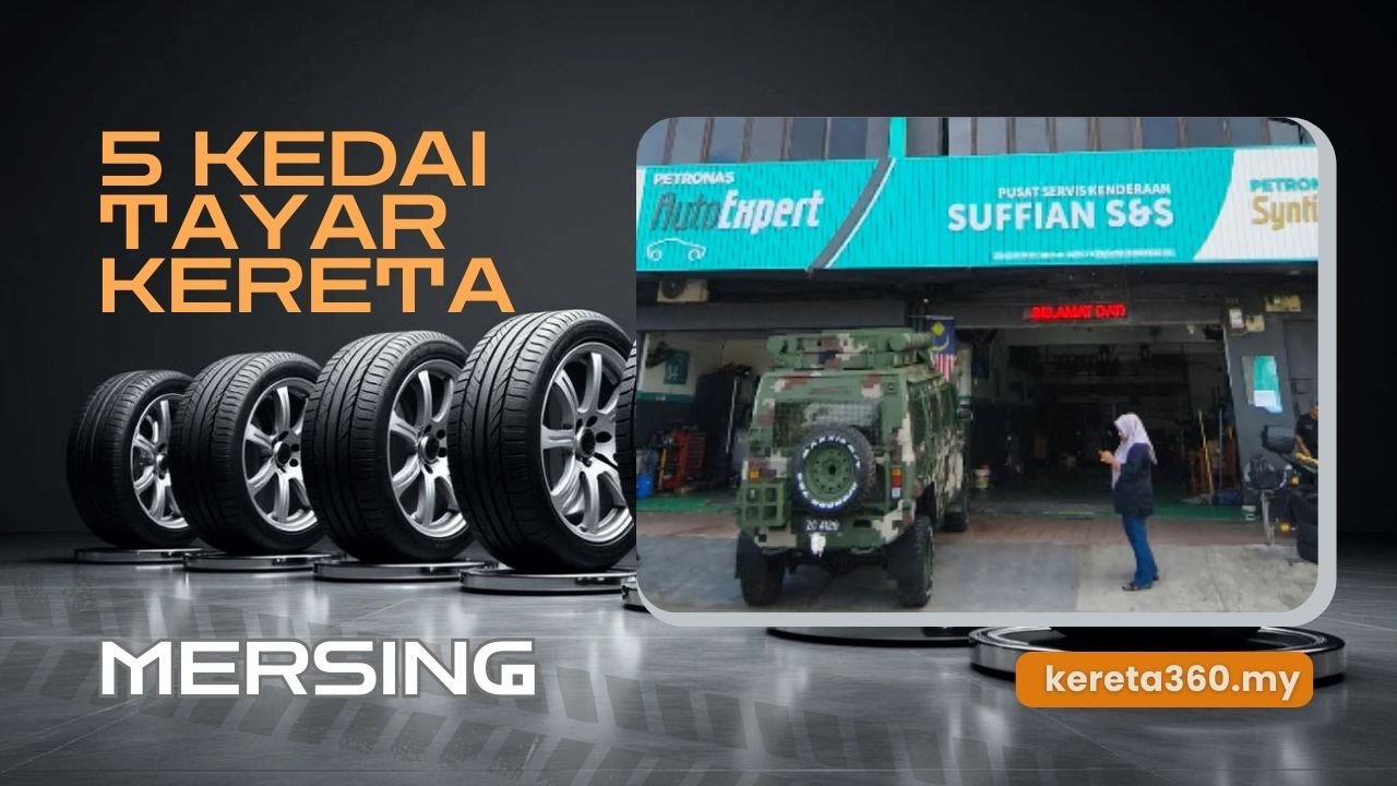 Kedai Tayar Kereta di Mersing