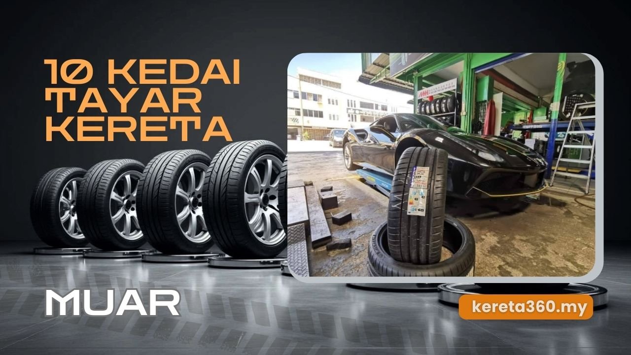 Kedai Tayar Kereta di Muar