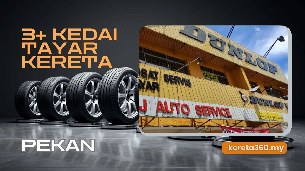 Kedai Tayar Kereta di Pekan