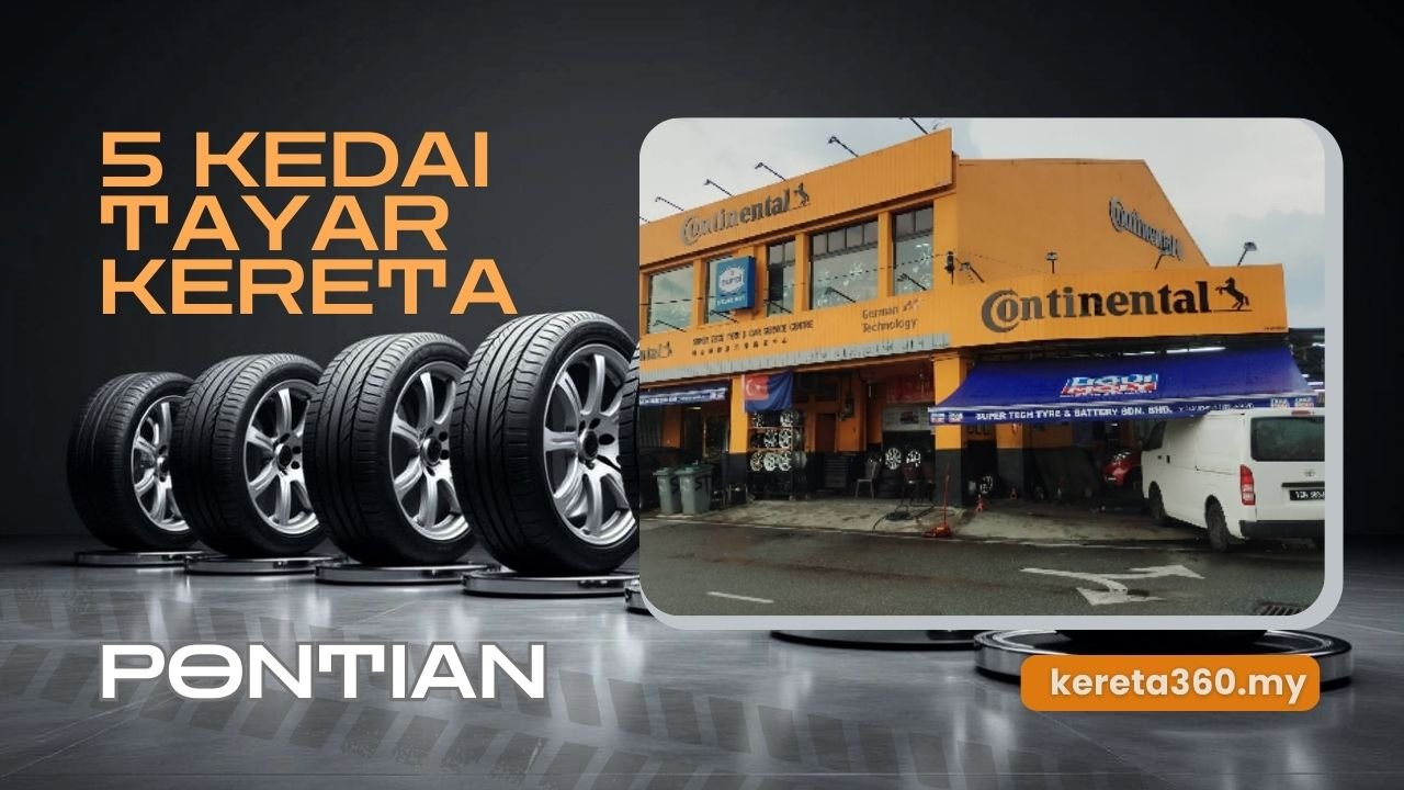 Kedai Tayar Kereta di Pontian