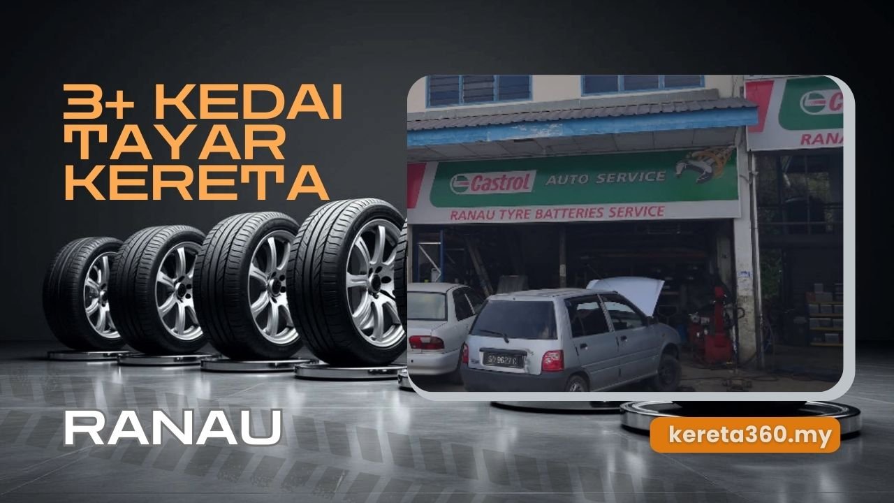 Kedai Tayar Kereta di Ranau
