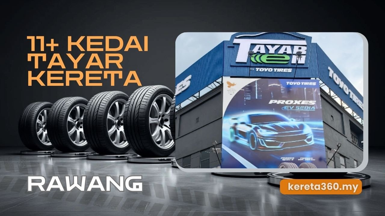 Kedai Tayar Kereta di Rawang