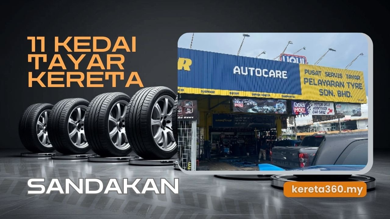 Kedai Tayar Kereta di Sandakan