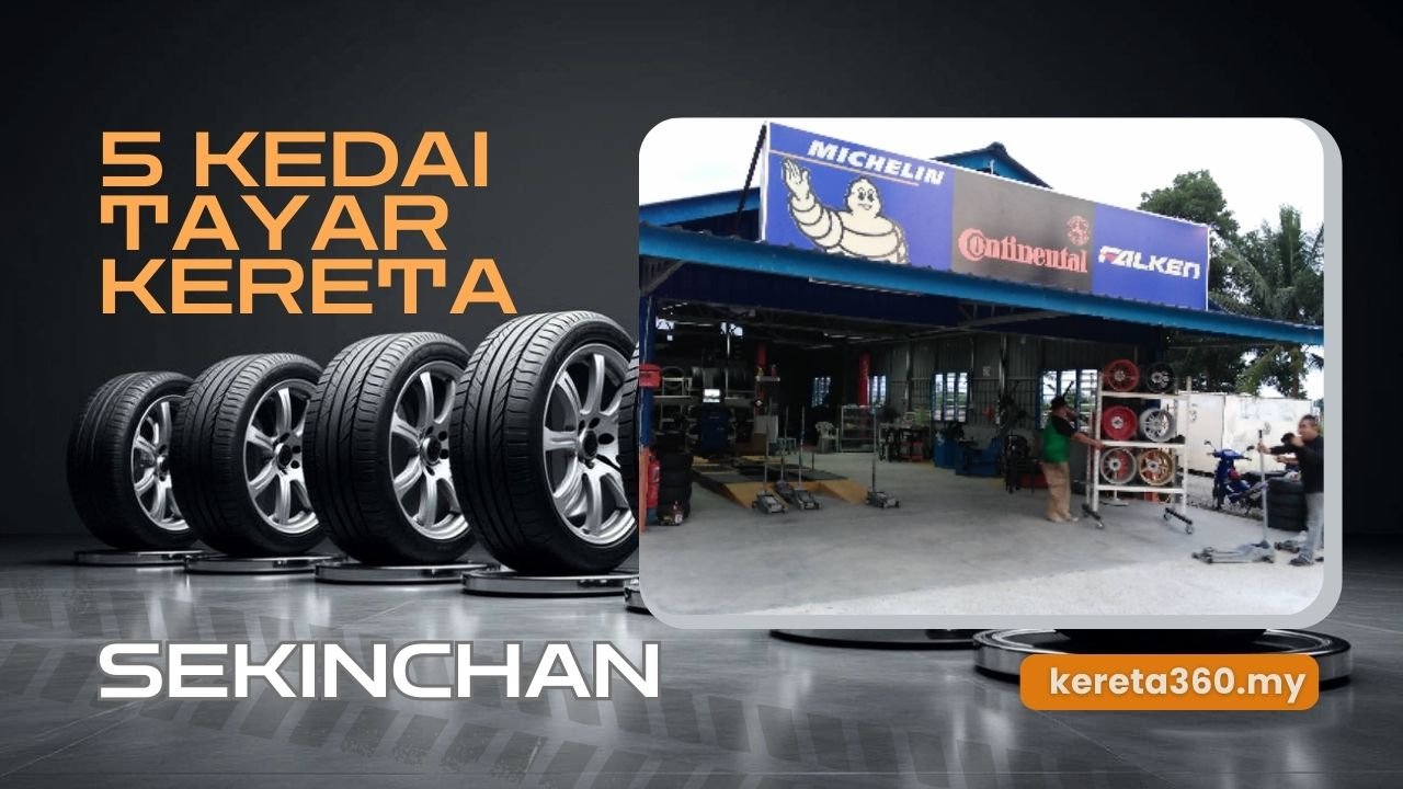 Kedai Tayar Kereta di Sekinchan
