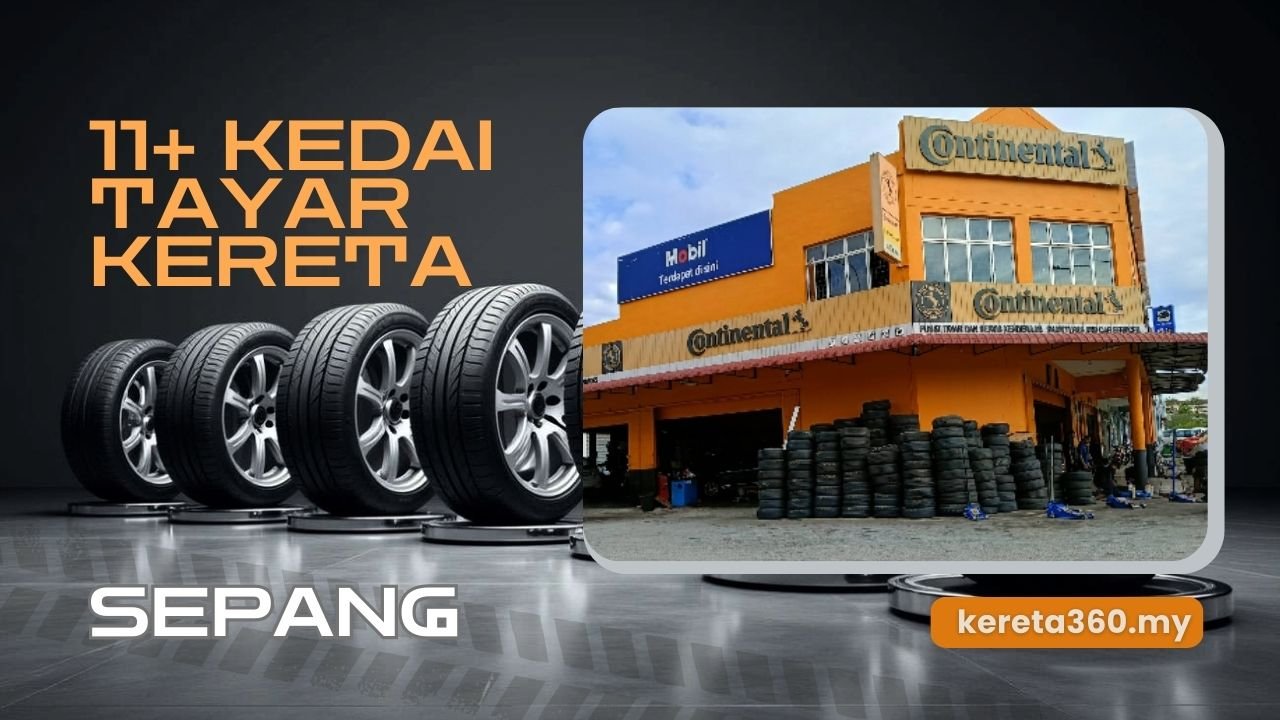 Kedai Tayar Kereta di Sepang