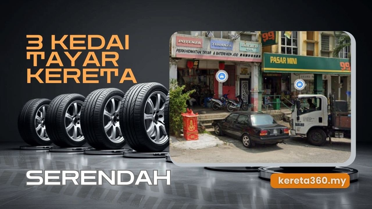 Kedai Tayar Kereta di Serendah
