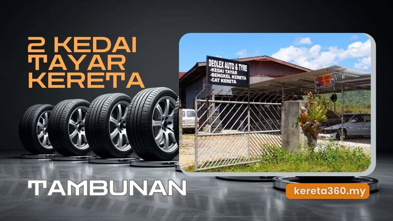 Kedai Tayar Kereta di Tambunan