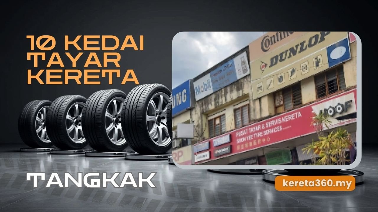 Kedai Tayar Kereta di Tangkak