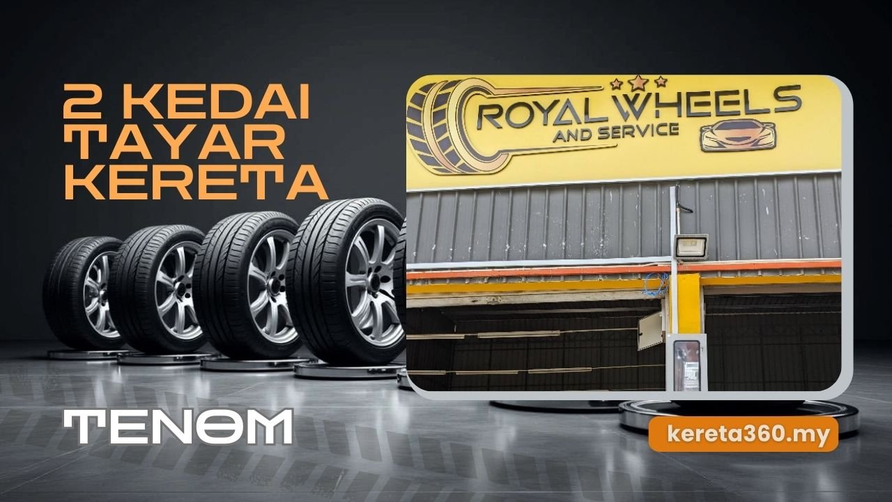 Kedai Tayar Kereta di Tenom