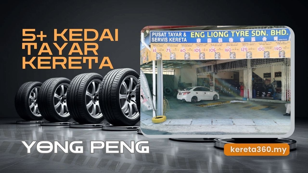 Kedai Tayar Kereta di Yong Peng