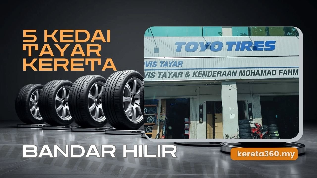 Kedai Tayar Kereta di Bandar Hilir