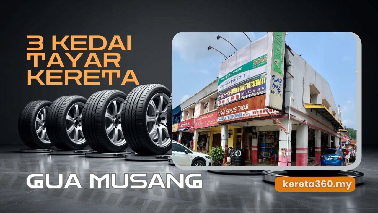 Kedai Tayar Kereta di Gua Musang