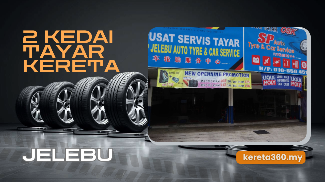 Kedai Tayar Kereta di Jelebu