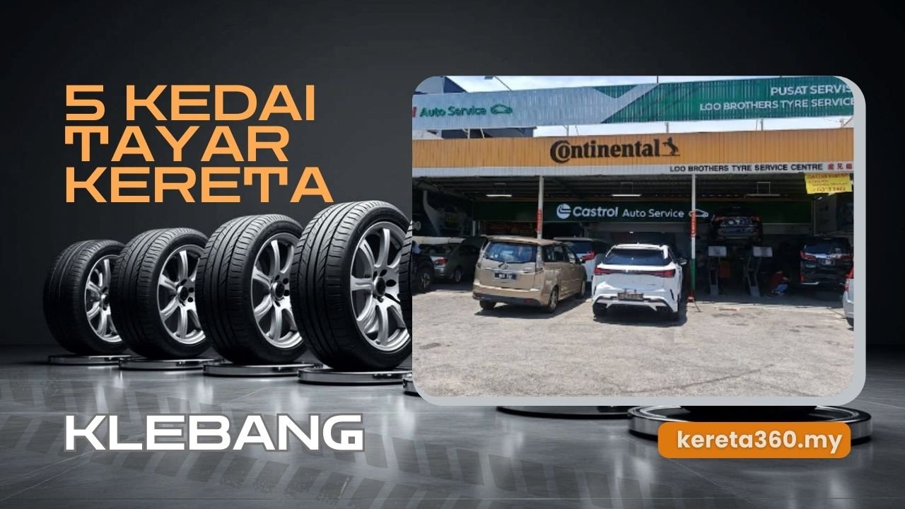 Kedai Tayar Kereta di Klebang