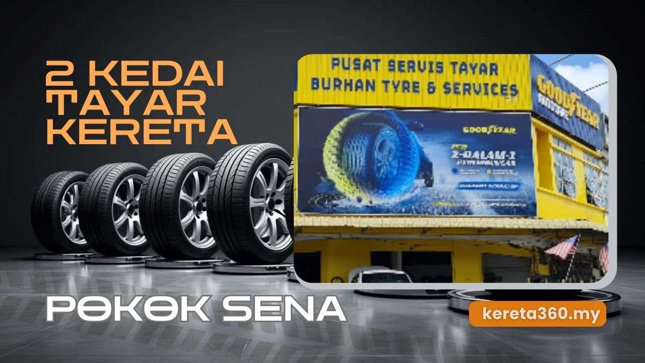 Kedai Tayar Kereta di Pokok Sena