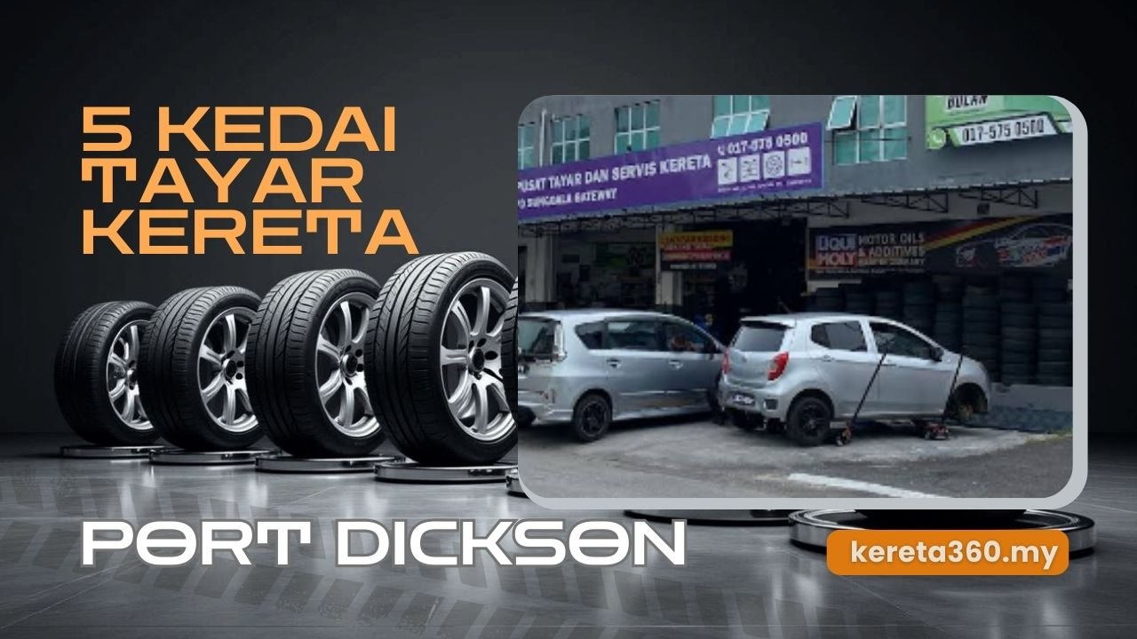 Kedai Tayar Kereta di Port Dickson