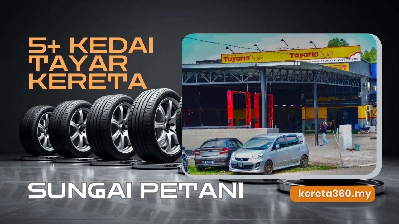 Kedai Tayar Kereta di Sungai Petani
