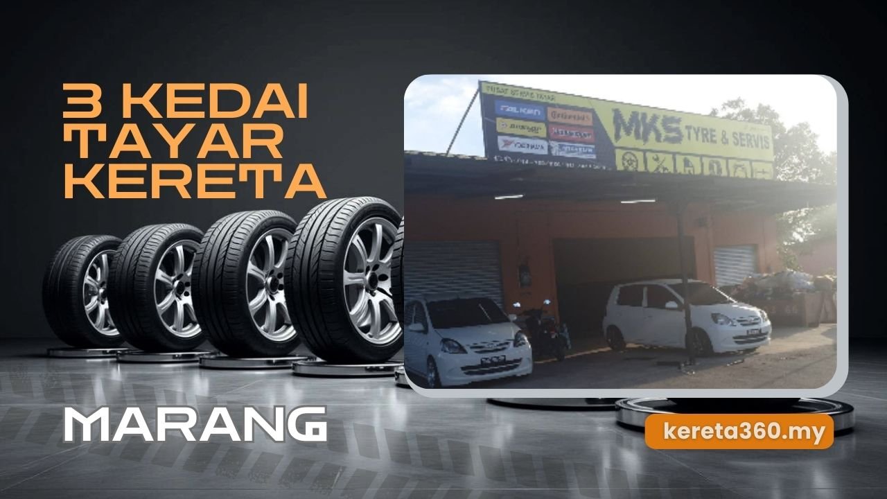 Kedai Tayar Kereta di Marang